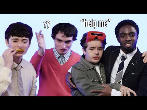 stranger things cast being chaotic on the season 5 press tour