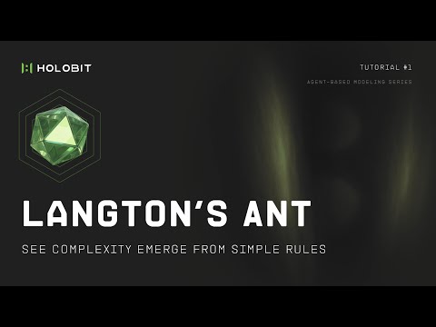 HoloBit Tutorial 1: Simple Rules, Complex Emergence (Build Langton’s Ant — No Code!)