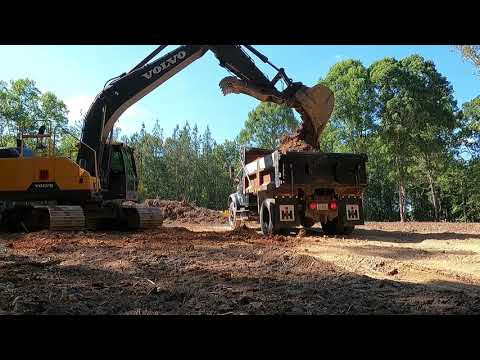 Digging More Dirt For The Road And Finishing The Back Field
