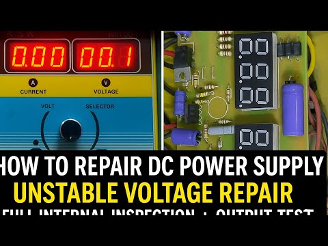 How to Repair DC Power Supply | Unstable Voltage Repair | Full Internal Inspection + Output Test