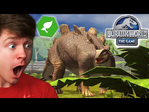 HATCHING my STRONGEST HERBIVORE in JURASSIC WORLD THE GAME