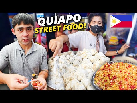 Super Cheap QUIAPO Street Food Tour in MANILA! Saan aabot ang ₱500 mo sa QUIAPO?