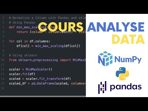 Cours Python : 📊 Analyse et Traitement des Données💻 | NUMPY & PANDAS | Data Science.