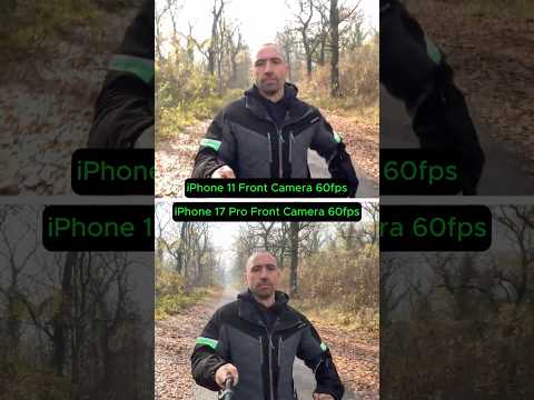 iPhone 17 Pro vs iPhone 11 Front Camera Comparison