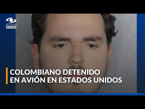 Colombiano fue detenido en EE. UU. tras causar daños en avión durante vuelo de deportación