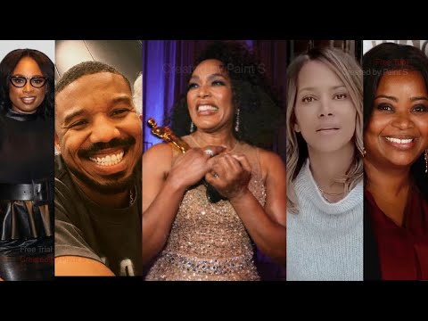 Celeb Reaction To Angela Bassett Getting Her Oscar