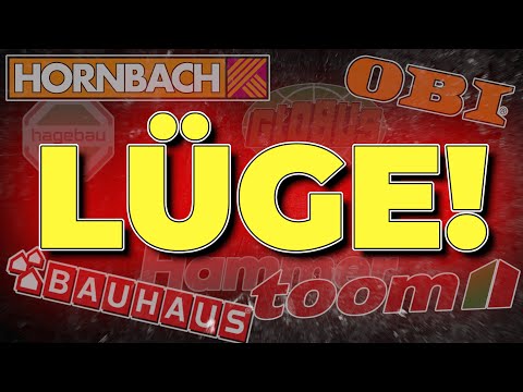 FRAUD? What OBI, Bauhaus, Hornbach and others HIDE from you...