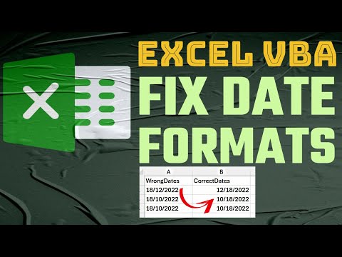 VBA - Fix date formats using split and arrays