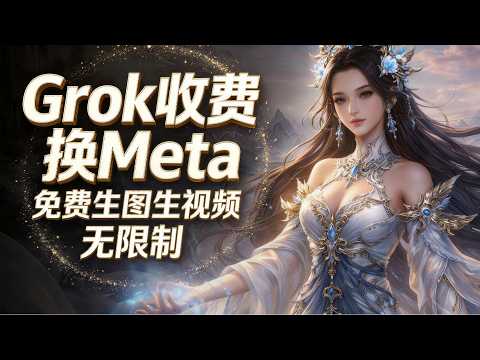 👉 Grok收费了？赶紧用Meta免费生成图片+视频（完整教程）