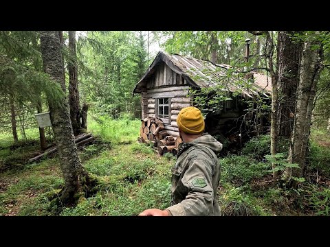 ОТКРЫЛ ДВЕРЬ В ИЗБУ И УДИВИЛСЯ. НАХОДКА В ТАЙГЕ ОШЕЛОМИЛА ПУТНИКА.НАСТОЯЩАЯ ИЗБА ТАЁЖНИКА.