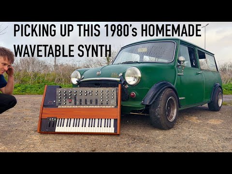 Off on a roadtrip to Pick up this Amazingly Quirky Vintage DIY Analog/Wavetable synth! The Mini Digi