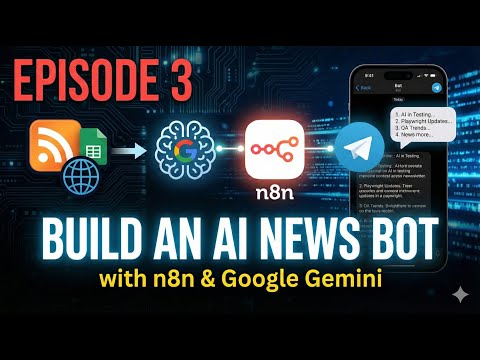 Build an AI-Powered Testing News Bot - Part 1: Telegram Subscription System | n8n Tutorial#telegram