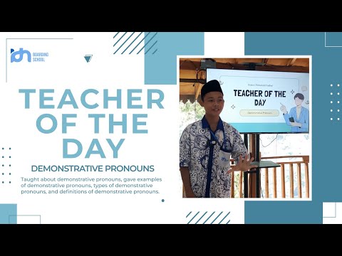 Teacher Of The Day | Fadhel