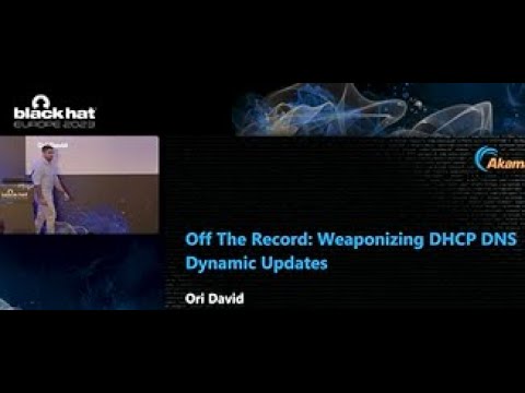 Off The Record - Weaponizing DHCP DNS Dynamic Updates