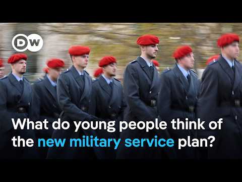Young Germans were not consulted for the new military service plan. What do they think? | DW News
