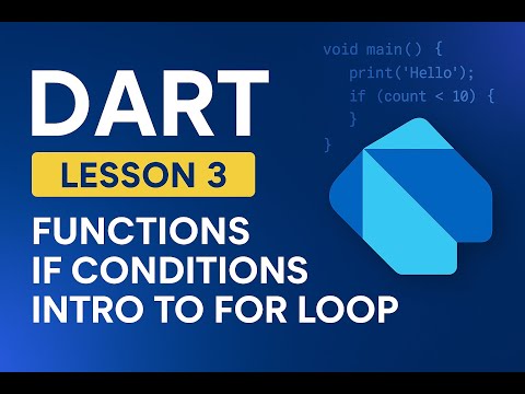 Lesson 3 - functions || if conditions || intro for loop