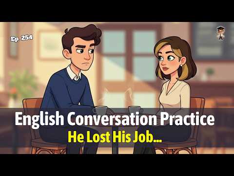 Daily English Conversation Practice | He Lost His Job… Then What? | English Podcast | A2-B1 Level