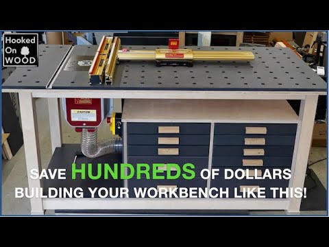 Save HUNDREDS of dollars building your workbench like this!