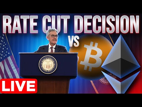 Fed Meeting LIVE🔴Jerome Powell Rate Cut Decision vs Crypto Market🚨