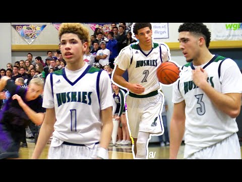 FRESHMAN LAMELO Was ALREADY NICE! Lonzo & LiAngelo DROP 50: PRIME CHINO HILLS vs Rancho Cucamonga