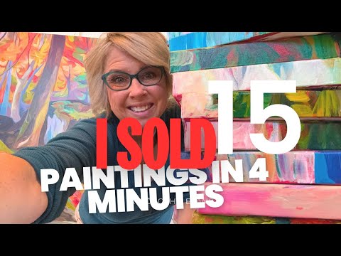 How I Grew My Art Business So That I Sold 15 Paintings in 4 Minutes