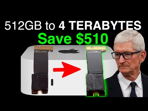 Apple Hates When You Do This!  Upgrade Mac Mini M4 Pro SSD & Save $510