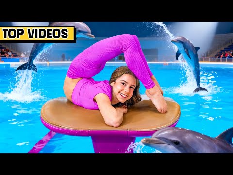 Attempting 100 INSANE GYMNASTICS Challenges in 60 Minutes! | Anna McNulty