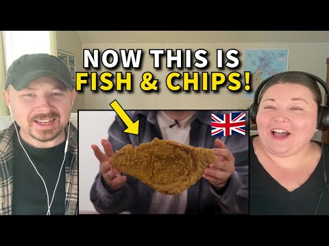 Americans React: US vs UK Fish And Chips | I'm So Jealous!