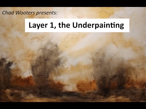 Tonal Realist Landscape, the Underpainting