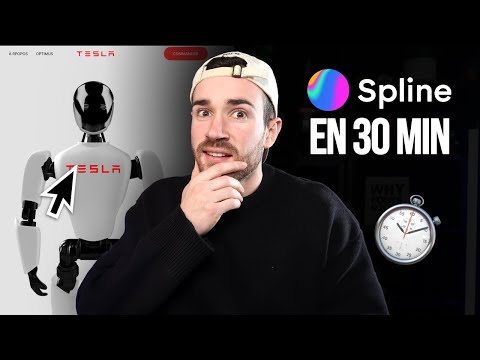 Learn how to create 3D on a Webflow site with Spline - Easy tutorial in French