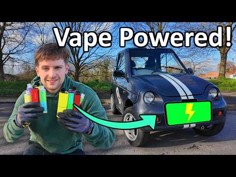 I Powered a Car using 500 Disposable Vapes