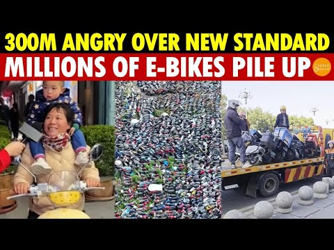 Millions of E-Bikes Pile Up, 90% of Stores Close—China’s New Standard Ignites Anger in 300 Million