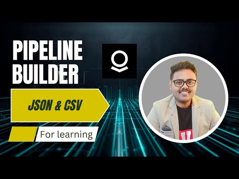 Palantir Foundry Pipeline Builder: Process JSON and CSV Files