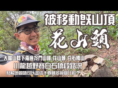 被移動的花山頭頂峰｜大帽山群之下冷門山峰 白石橋山［香港行山郊遊路線］4k拍攝｜川龍越野賽白石橋段路況|點解地圖唔可以盡信！要睇多幾個比較？｜荃錦自然教育徑｜荃灣行山郊遊路線