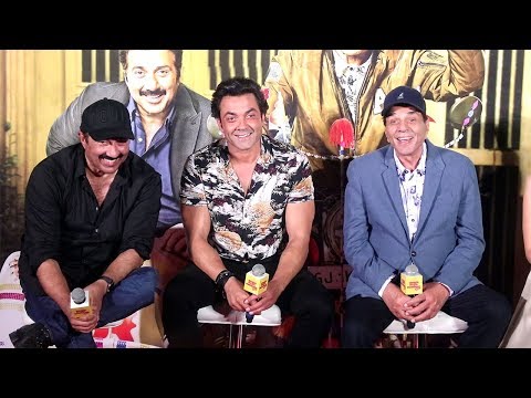 Yamla Pagla Deewana 3 Phir Se Trailer Launch Complete Video HD-Dharmendra,Bobby Deol,Sunny Deol