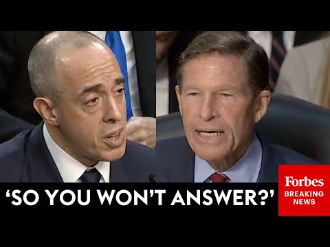 SHOCK MOMENT: Trump's Judge Nominee Emil Bove Outright Refuses To Answer Blumenthal's Question