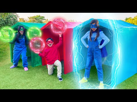 Amazing Adventures of the Colorful Rangers and Their Magical Powers with Jannie Charlotte and Eric