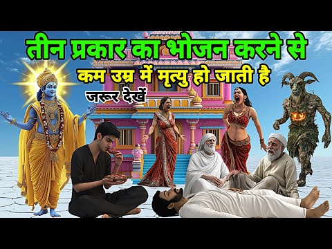 श्री कृष्ण कहते है- 3 प्रकार का भोजन करने से मनुष्य की मृत्यु कम आयु में हो जाती है