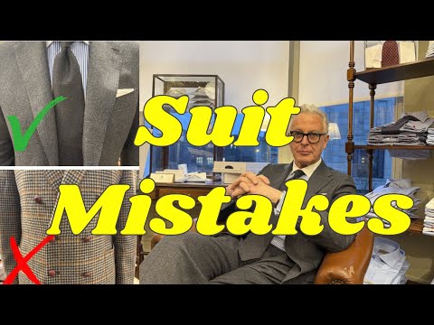10 Suit mistakes Every man should know 