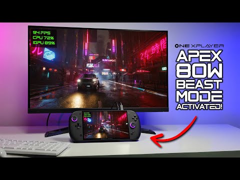 ONEXFLY APEX 80W Dock Mode Is INSANE!