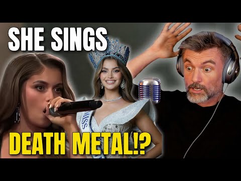 Pro Vocal Coach Reacts to Miss Chile WINNING by Singing Death Metal 🤘