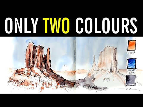 Simple Line and Wash for Beginners with a fountain pen!