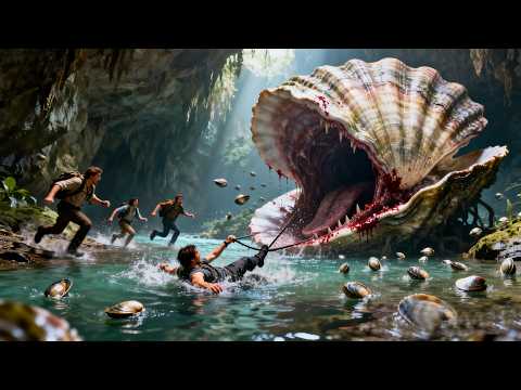 Giant mutant clams occupied the underground river and devoured the expedition team