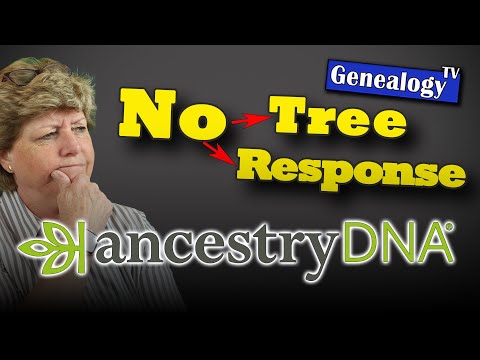 AncestryDNA   No Tree   No Response