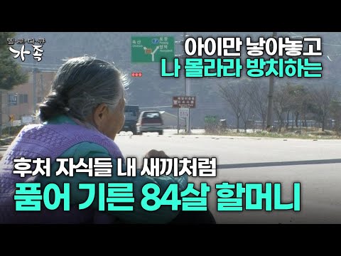 [다큐 ‘가족’ 12회 2부] 낳아놓고 나 몰라라 방치하는 후처 자식들 내 새끼처럼 품어 기른 84살 할머니