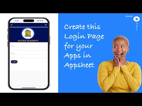 Transform Your AppSheet App UI/UX:🎉 WOW Your Users with this Login Page in AppSheet! 🚀 #uidesign
