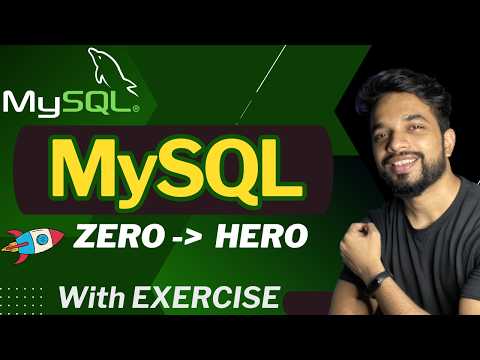 Master MySQL in ONE VIDEO 2025: Beginner to Advanced Course in Hindi | MPrashant