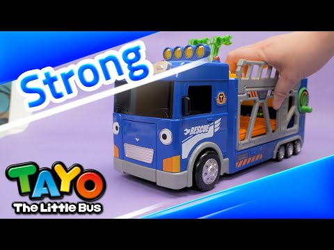 Go! Strong Rescue Truck! | Rescue Team Songs Compilation | RESCUE TAYO | Tayo the Little Bus