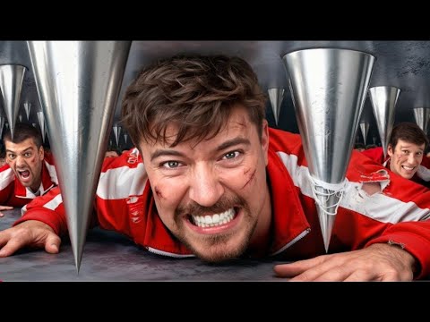 100 people Vs world biggest trap #viral #mrbeast 