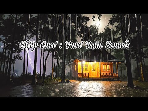 Fall Asleep in 3 Minutes: Powerful Rain Sounds for Chronic Insomnia 🎧
